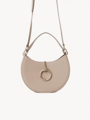 Chloe Arlène Small Hobo Crossbody Laukut Beige | CHE-SR13575