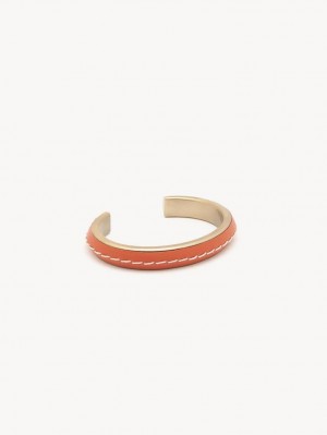 Chloe Edith Cuff Rannekorut Syvä Punainen Oranssi | CHE-SR14360