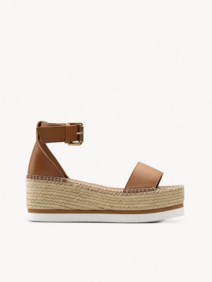 Chloe Glyn Espadrille Sandaalit Ruskea | CHE-SR14806