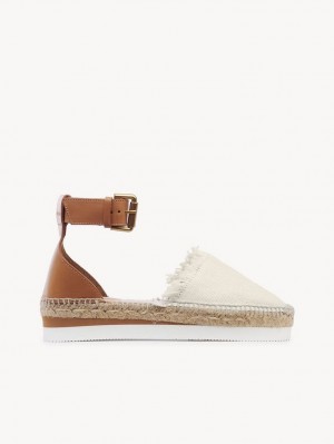 Chloe Glyn Espadrille Sandaalit Valkoinen | CHE-SR14820