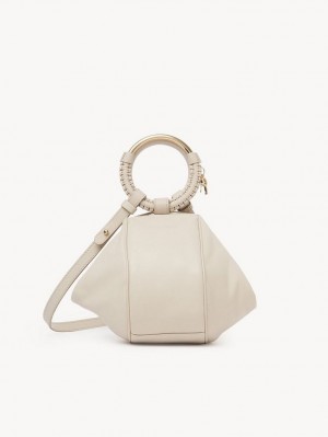 Chloe Hana Wristlet Mini Laukut Beige | CHE-SR14774