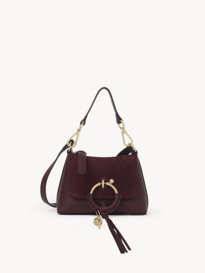 Chloe Joan Mini Olkalaukku Viininpunainen | CHE-SR14634