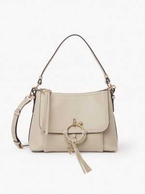 Chloe Joan Small Olkalaukku Beige | CHE-SR14681