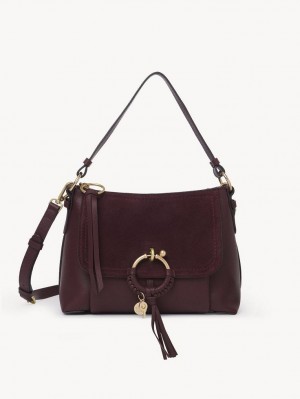 Chloe Joan Small Olkalaukku Viininpunainen | CHE-SR14650