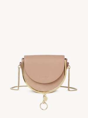 Chloe Mara Evening Mini Laukut Kahvi Pinkki | CHE-SR14734