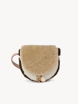 Chloe Mara Small Saddle Olkalaukku Beige | CHE-SR14604