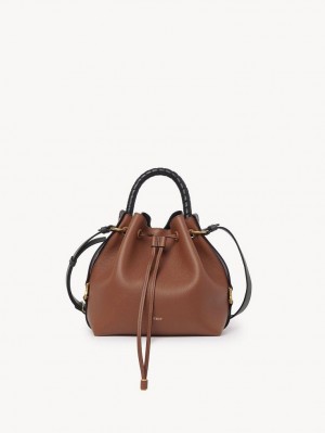 Chloe Marcie Bucket Crossbody Laukut Ruskea | CHE-SR13614