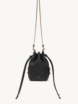 Chloe Marcie Bucket Mini Laukut Mustat | CHE-SR13718