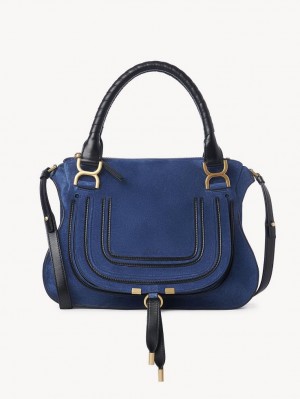 Chloe Marcie Double Carry Crossbody Laukut Syvä Sininen | CHE-SR13504