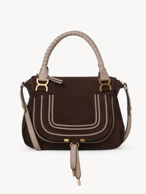 Chloe Marcie Double Carry Crossbody Laukut Ruskea | CHE-SR13505