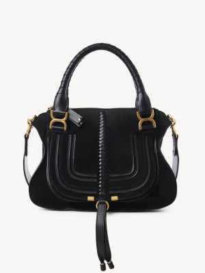 Chloe Marcie Double Carry Olkalaukku Mustat | CHE-SR13438