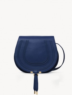 Chloe Marcie Medium Crossbody Laukut Syvä Sininen | CHE-SR13497