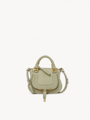 Chloe Marcie Mini Double Carry Crossbody Laukut Vihreä | CHE-SR13525