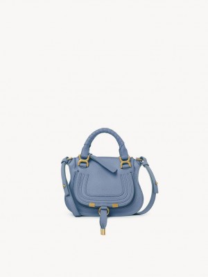 Chloe Marcie Mini Double Carry Crossbody Laukut Syvä Sininen | CHE-SR13563