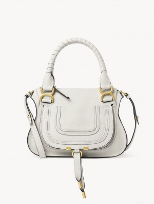 Chloe Marcie Small Double Carry Crossbody Laukut Valkoinen | CHE-SR13550