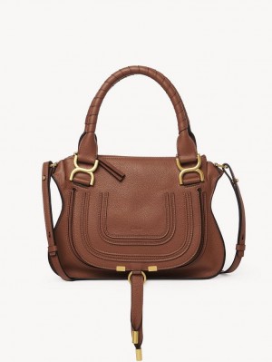 Chloe Marcie Small Double Carry Crossbody Laukut Ruskea | CHE-SR13620