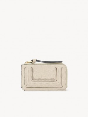 Chloe Marcie Small Kolikkokukkarot Beige | CHE-SR14318