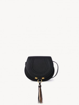 Chloe Marcie Small Saddle Mini Laukut Mustat | CHE-SR13663