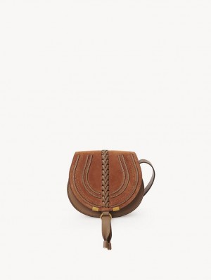 Chloe Marcie Small Saddle Olkalaukku Ruskea | CHE-SR13414