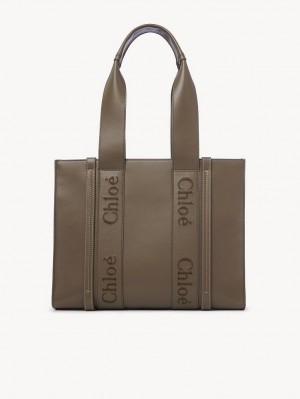 Chloe Medium Woody Kangaskassit Vihreä | CHE-SR13340