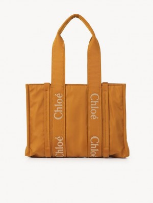 Chloe Medium Woody Olkalaukku Keltainen | CHE-SR13411