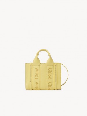 Chloe Mini Woody Crossbody Laukut Keltainen | CHE-SR13520