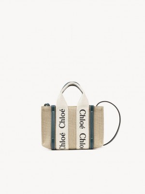 Chloe Mini Woody Crossbody Laukut Tummanturkoosi | CHE-SR13500