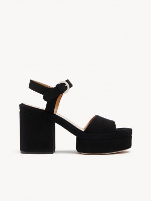 Chloe Odina High-heel Sandaalit Mustat | CHE-SR14173