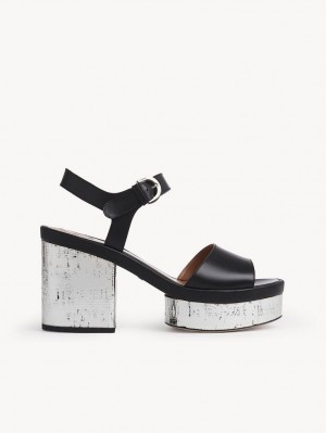 Chloe Odina High-heel Sandaalit Mustat | CHE-SR14180