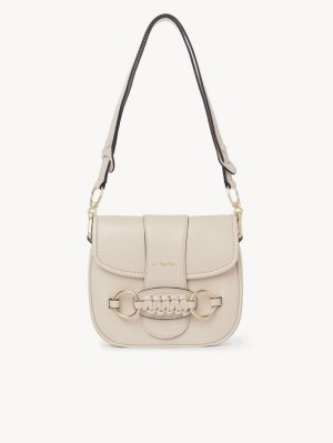 Chloe Saddie Satchel Olkalaukku Beige | CHE-SR14668