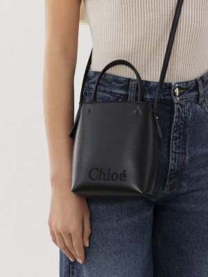 Chloe Sense Micro Crossbody Laukut Mustat | CHE-SR13582