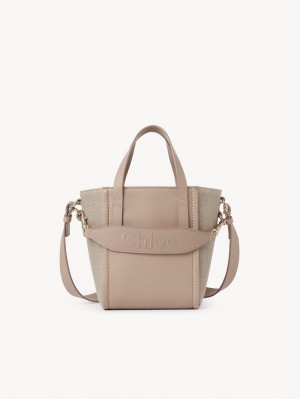 Chloe Sense Small Olkalaukku Beige | CHE-SR13418