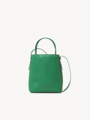 Chloe Sense Tote Mini Laukut Vihreä | CHE-SR13732