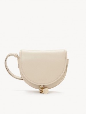 Chloe Small Mara Saddle Olkalaukku Beige | CHE-SR14628