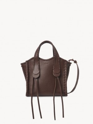 Chloe Small Mony Kangaskassit Suklaa | CHE-SR13379