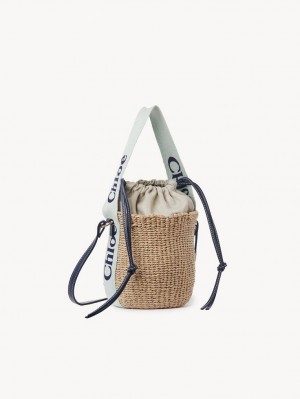 Chloe Small Woody Basket Crossbody Laukut Vihreä Sininen | CHE-SR13617