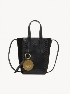 Chloe Tilda Mini Kangaskassit Mustat | CHE-SR14708