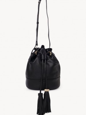 Chloe Vicki Bucket Mini Laukut Mustat | CHE-SR14736