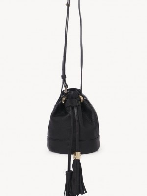 Chloe Vicki Small Bucket Mini Laukut Mustat | CHE-SR14727