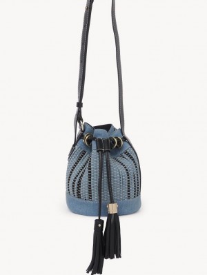 Chloe Vicki Small Bucket Mini Laukut Sininen | CHE-SR14748