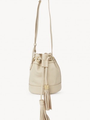 Chloe Vicki Small Bucket Olkalaukku Beige | CHE-SR14643