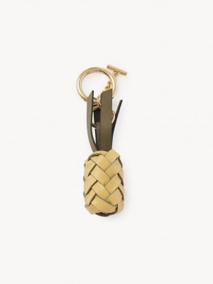 Chloe Woven Pineapple Ketju Vihreä | CHE-SR14941