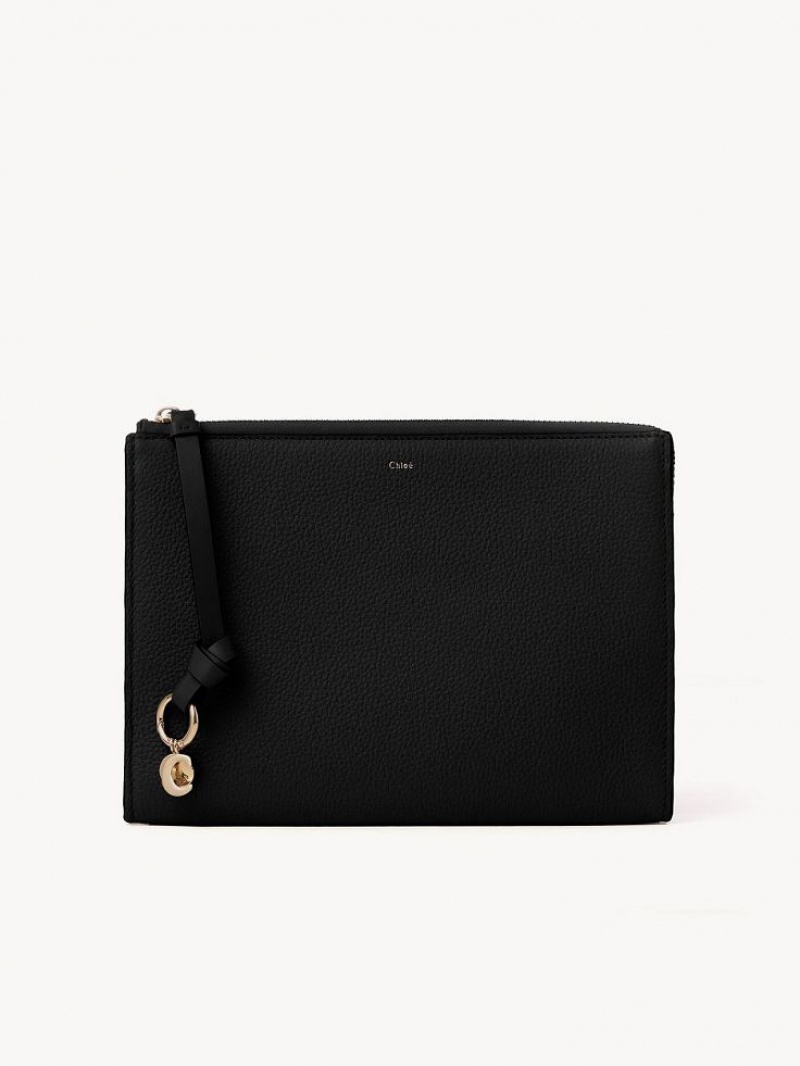 Chloe Alphabet Pouches Mustat | CHE-SR14324