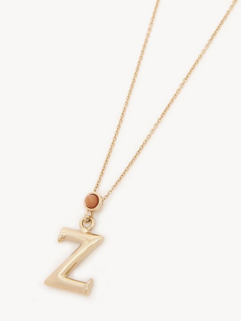 Chloe Alphabet With Pendant Kaulakorut Kultaiset | CHE-SR14330