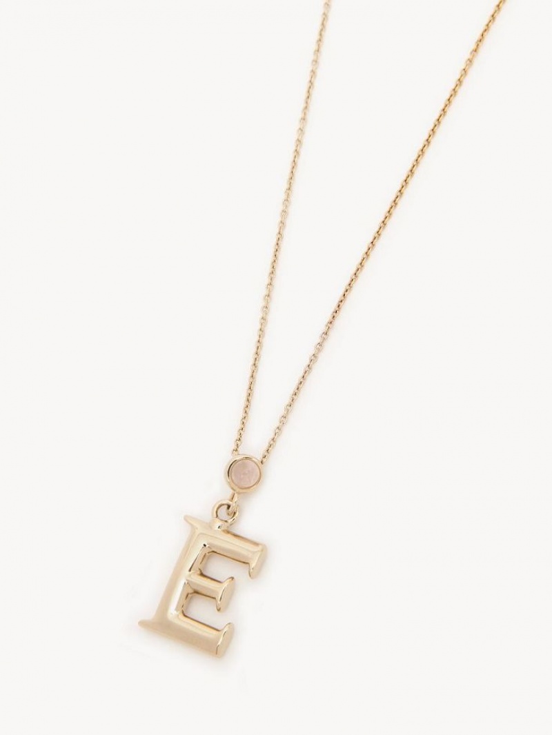 Chloe Alphabet With Pendant Kaulakorut Kultaiset | CHE-SR14351