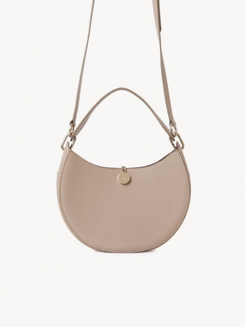 Chloe Arlène Small Hobo Crossbody Laukut Beige | CHE-SR13575