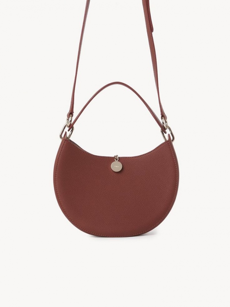 Chloe Arlène Small Hobo Crossbody Laukut Ruskea | CHE-SR13604