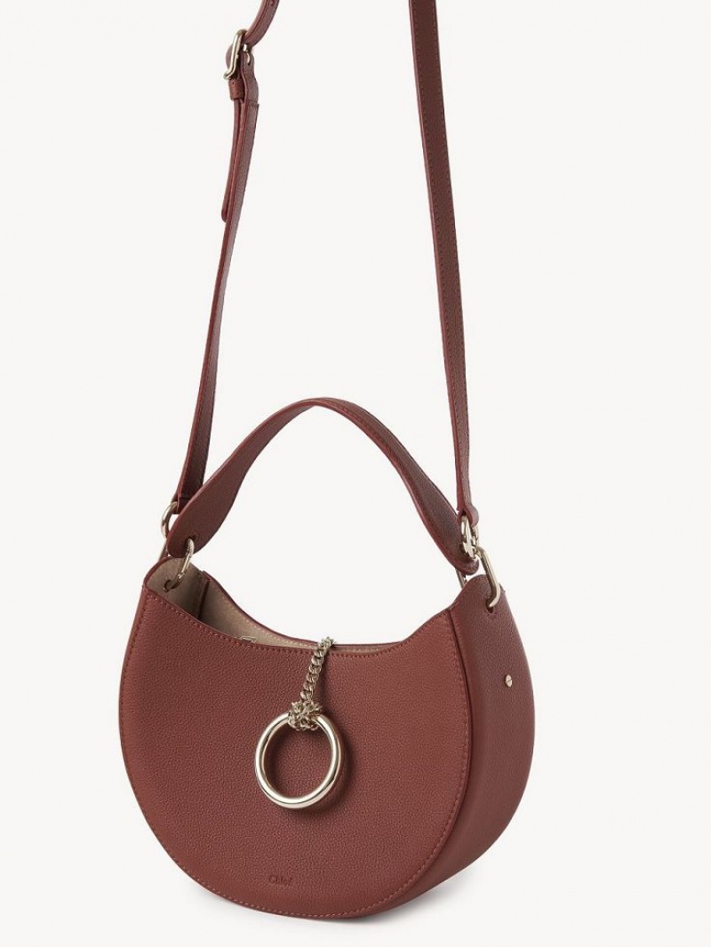 Chloe Arlène Small Hobo Crossbody Laukut Ruskea | CHE-SR13604