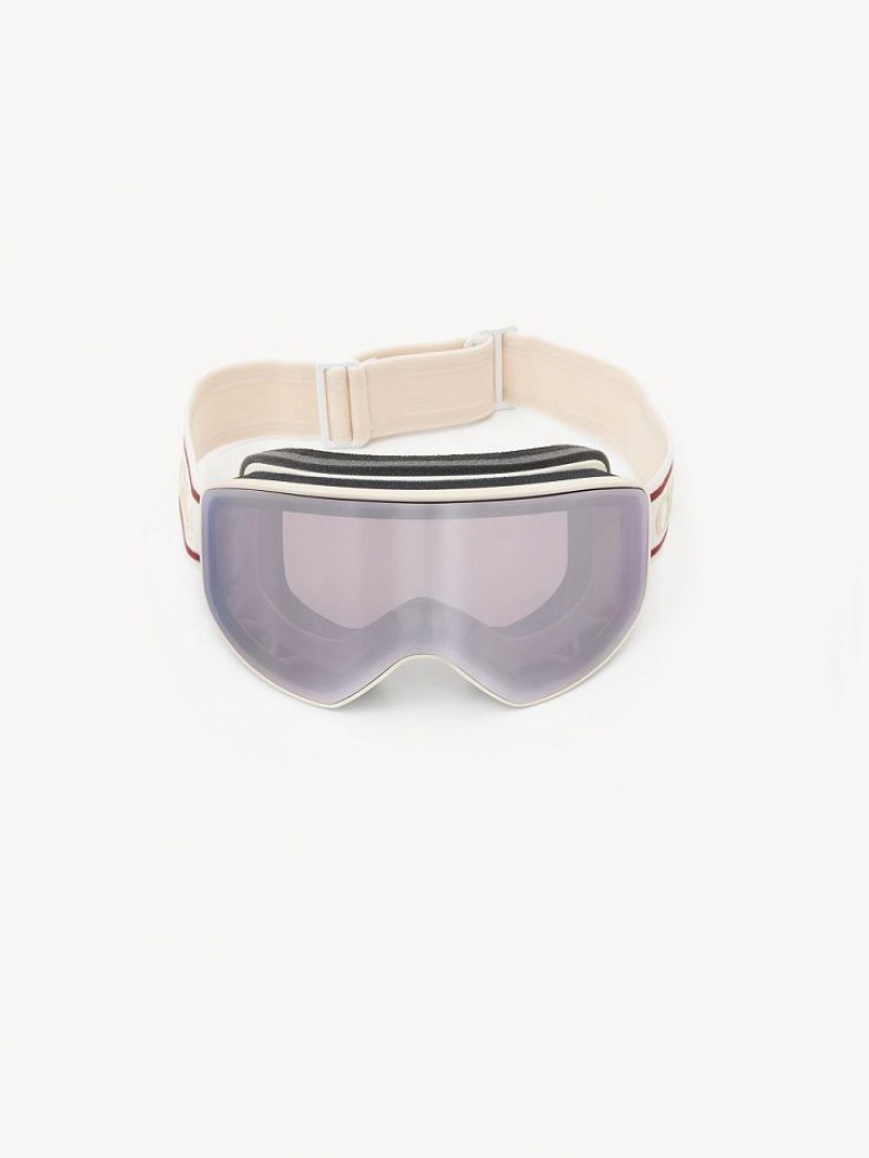 Chloe Cassidy Ski Goggle Aurinkolasit Valkoinen | CHE-SR14533