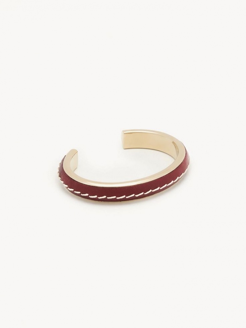 Chloe Edith Cuff Rannekorut Viininpunainen | CHE-SR14397